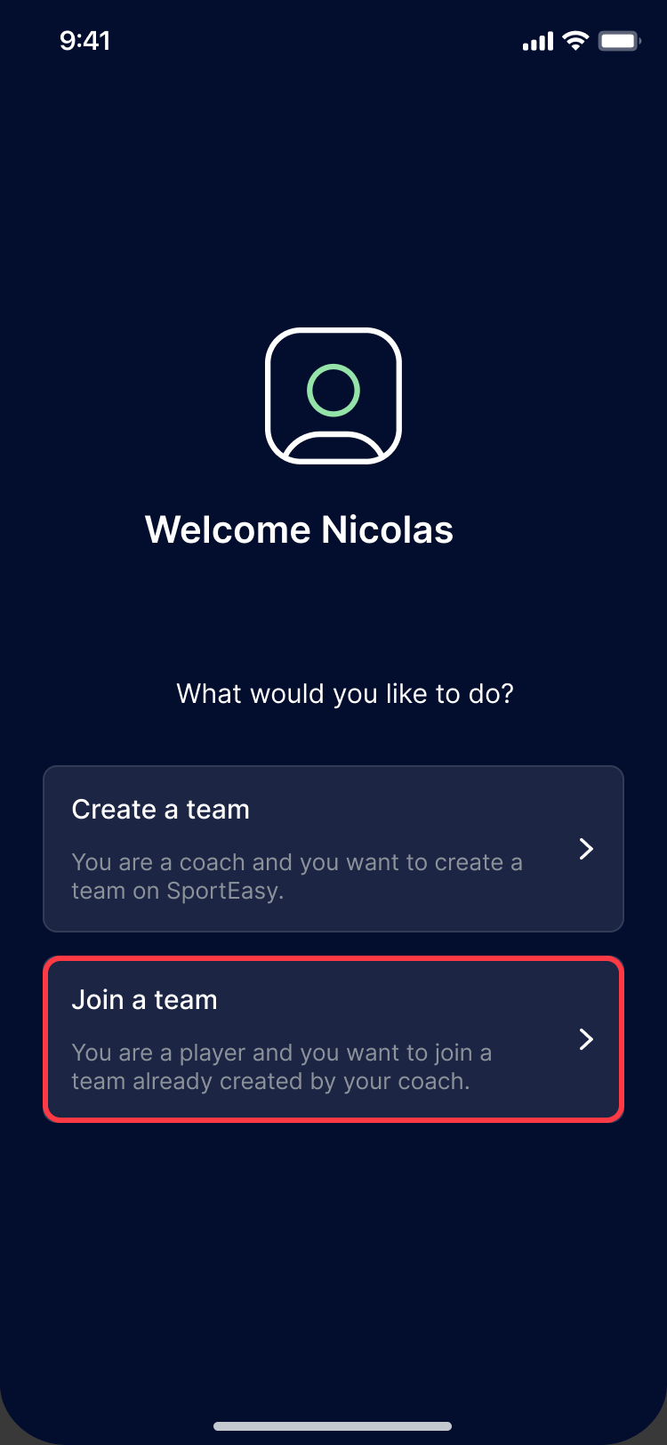 Créer ou rejoindre une équipe - Mobile - EN.png