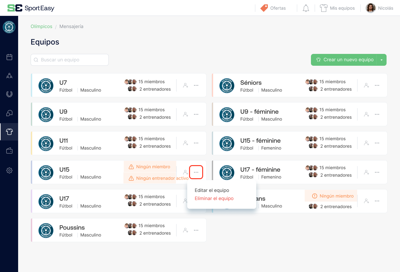 Supprimer une équipe - liste d'équipe - Webapp - ES.png