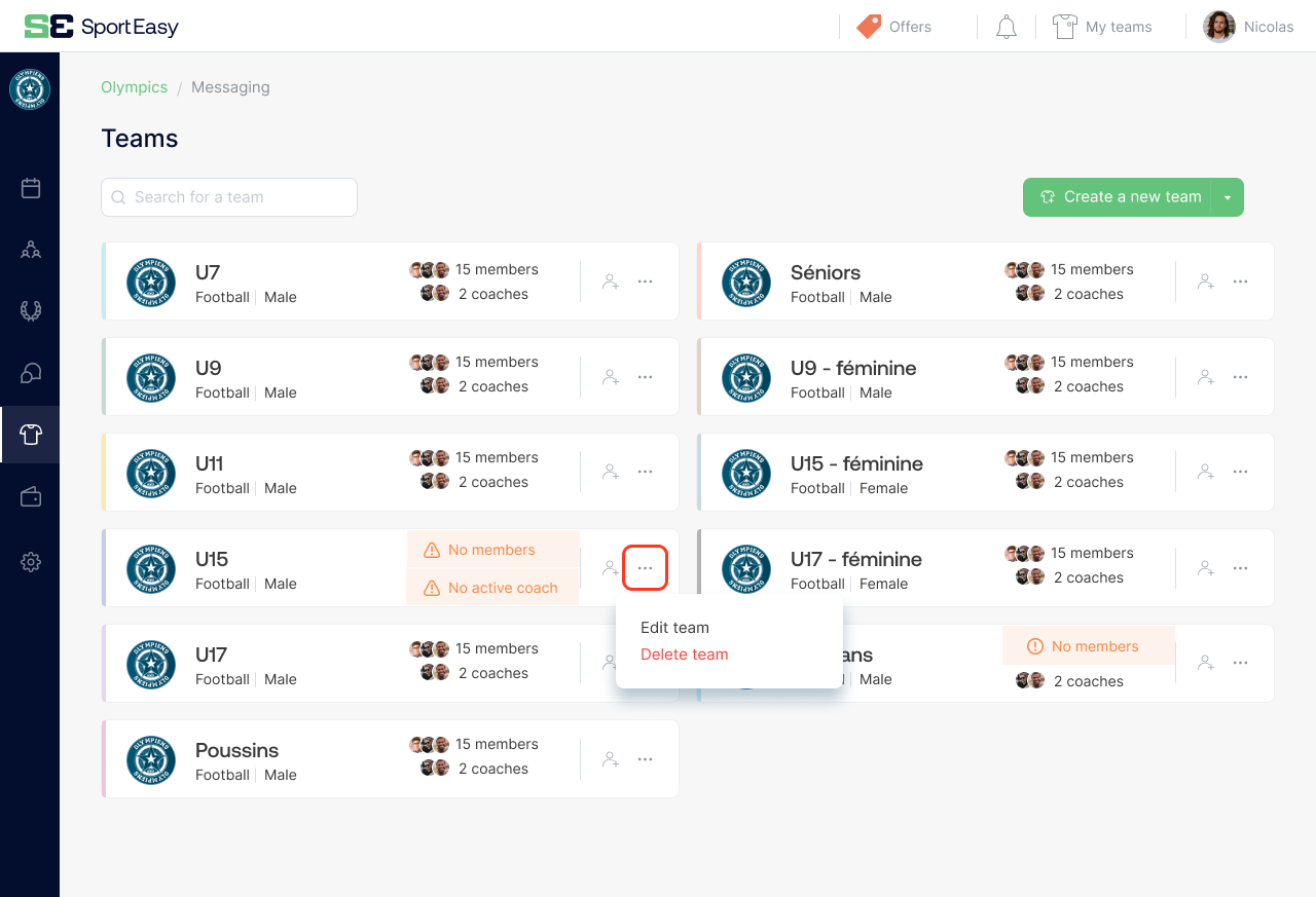 Supprimer une équipe - liste d'équipe - Webapp - EN.png
